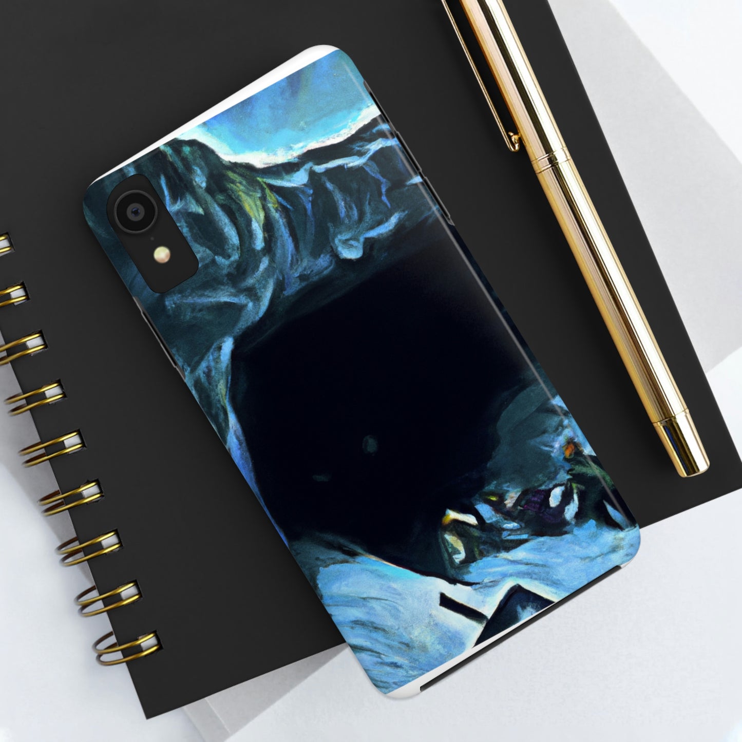 "Flucht aus den eisigen Tiefen" - Die Alien Tough Phone Cases