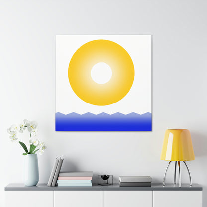 Sunrise Artist - Canvas