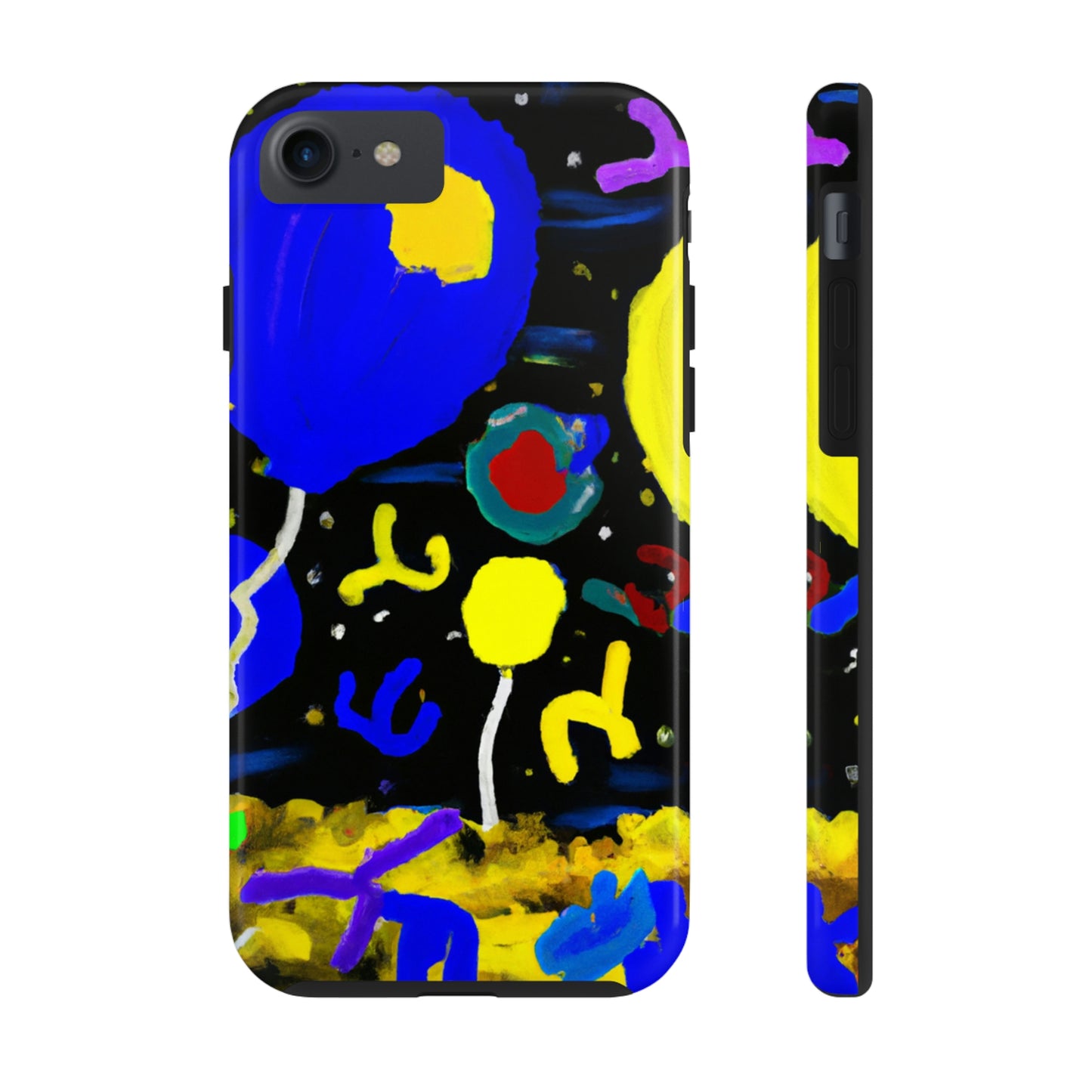 "A Starry Night Rainbow" - The Alien Tough Phone Cases