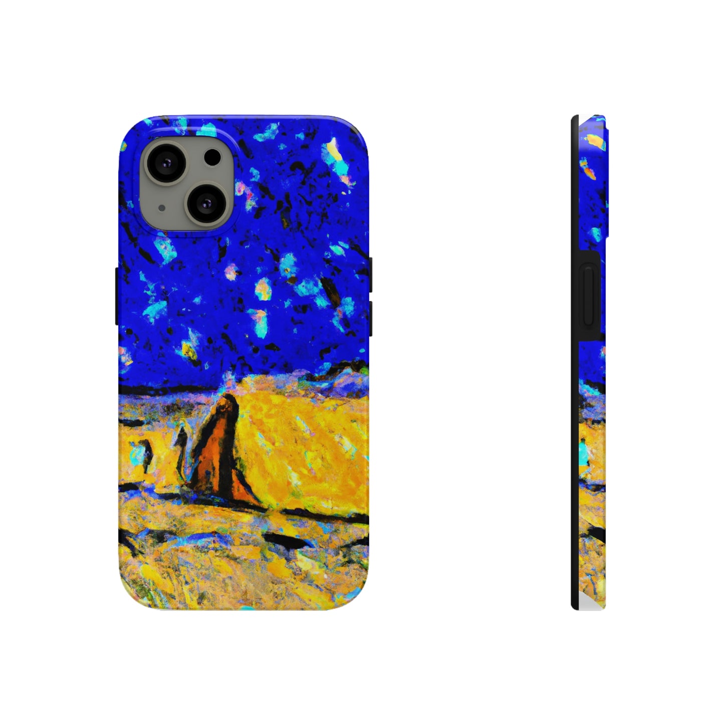 "Enchanted Sands of the Night Sky" - Die Alien Tough Phone Cases