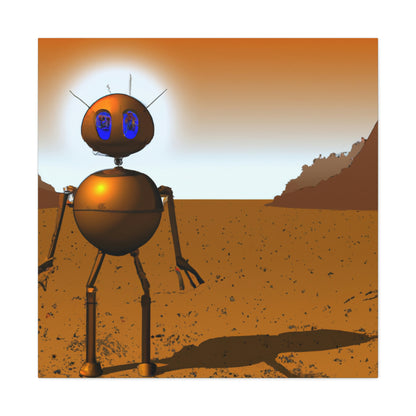 "Robo Earth Exploration: The Adventures Of An Alien Bot!" - The Alien Canva