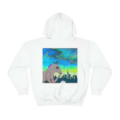 „Majestic Morning Reflections“ – The Alien Unisex Hoodie