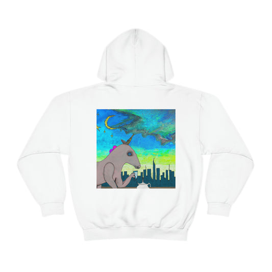 "Majestic Morning Reflections" - The Alien Unisex Hoodie