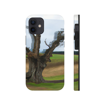 "A Shadow in the Meadow: The Last Standing Tree" - The Alien Tough Phone Cases