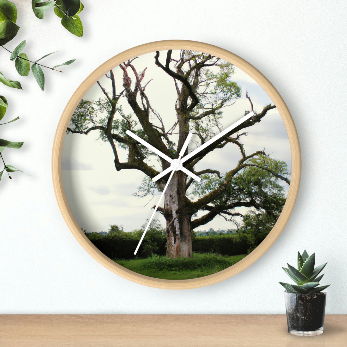 "The Ancient Tree in the Forgotten Meadow" - The Alien Wall Clock