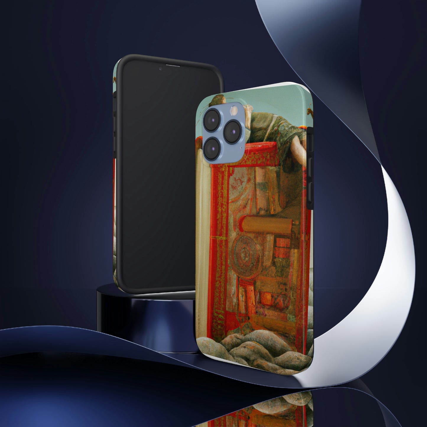 "Cradled by Knowledge" - Die Alien Tough Phone Cases