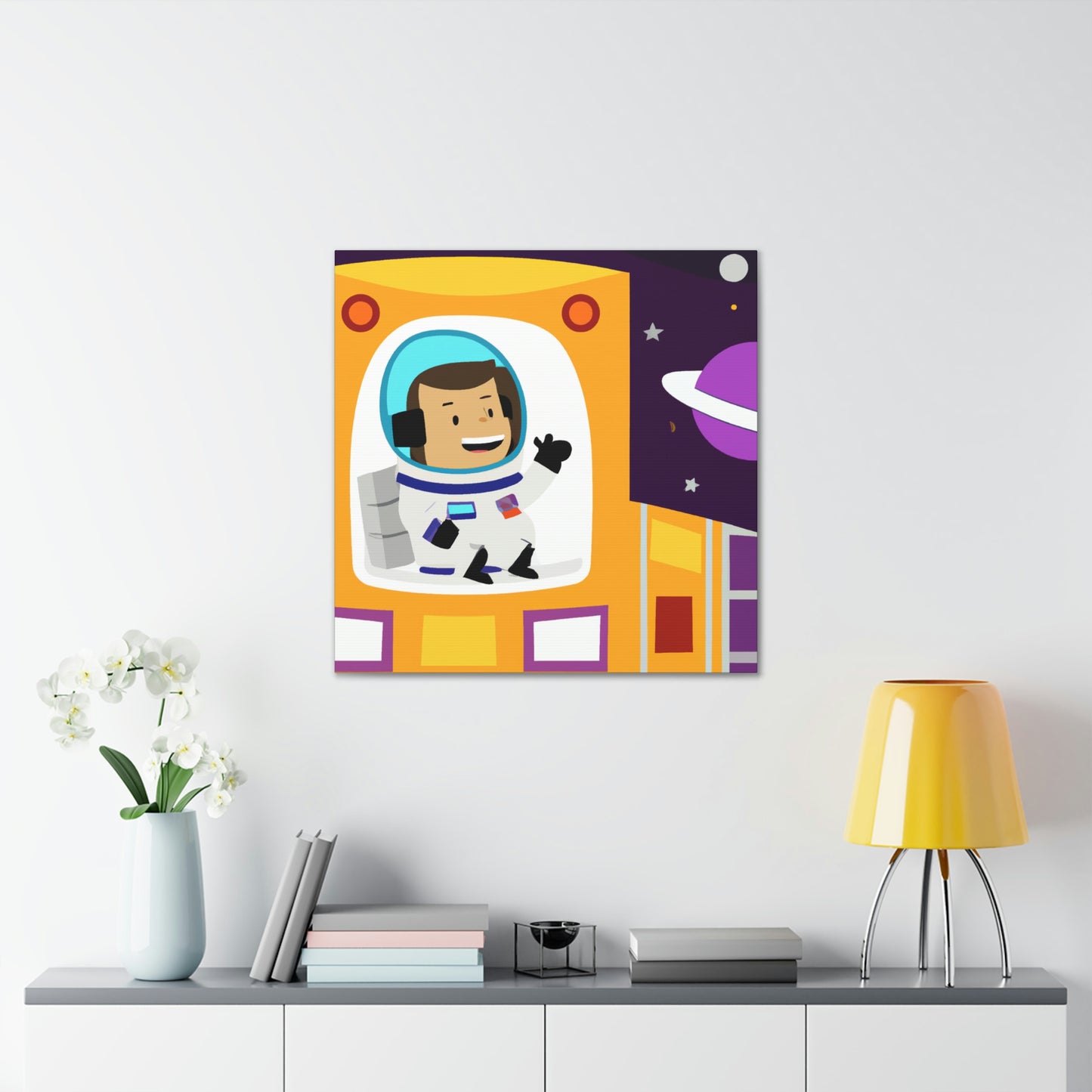 "Un viaje de sonrisas celestiales" - The Alien Canva