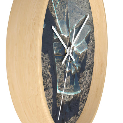 "Glimmer of Broken Glass" - The Alien Wall Clock