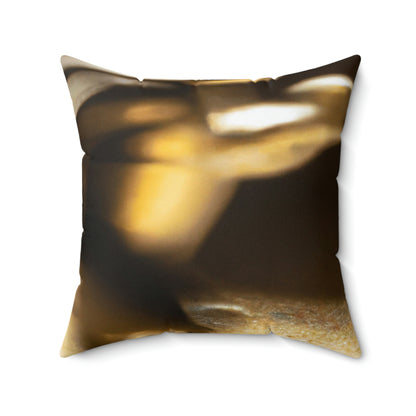 The Lost Treasure Chase - The Alien Square Pillow