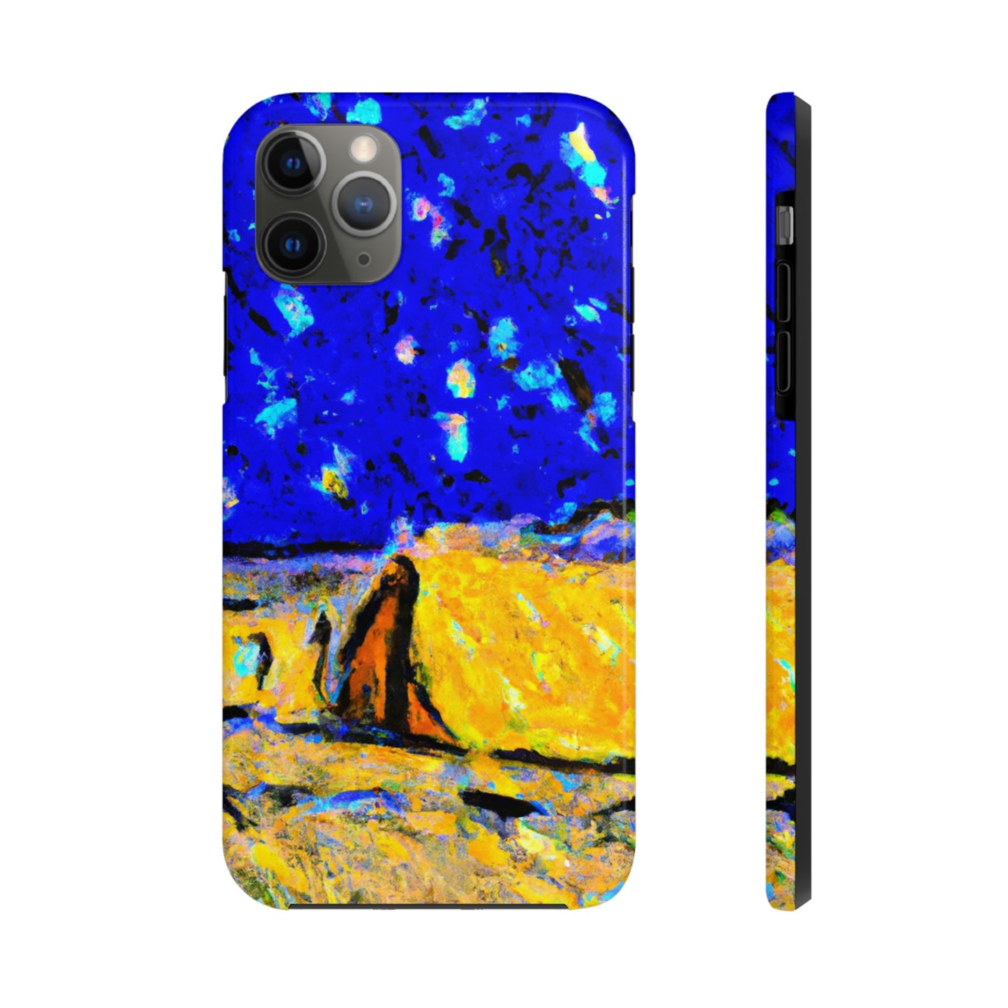 "Enchanted Sands of the Night Sky" - Die Alien Tough Phone Cases