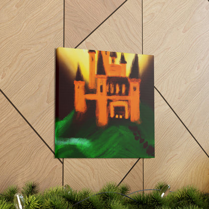 "Mysterious Castle Painting" - The Alien Canva