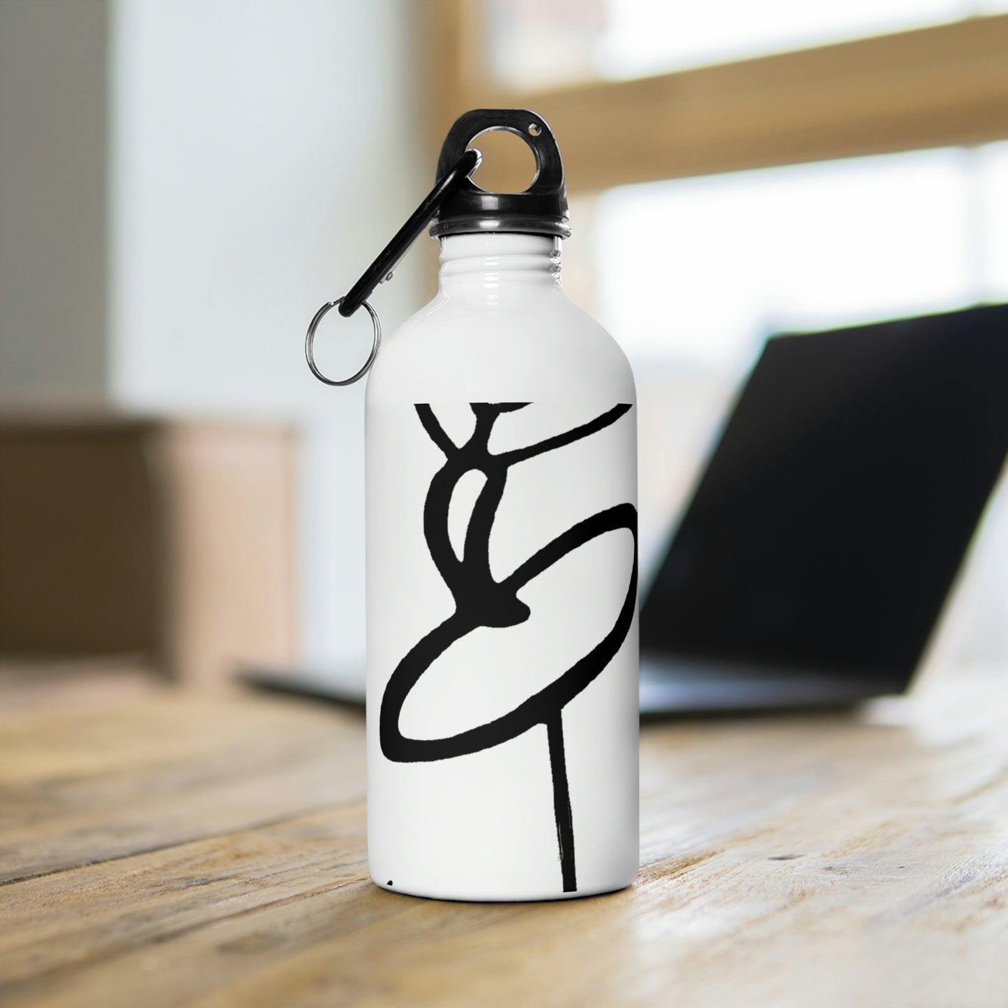 "Ballet on a Blade: A Ballerina's Spin" - The Alien Stainless Steel Water Bottle