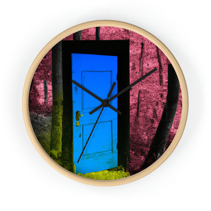 The Enigmatic Door of the Forest - The Alien Wall Clock