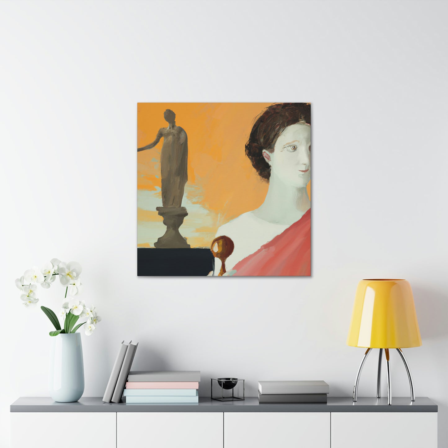 "Classic Meets Contemporary: A Fusion of Greek Art and My Own Style" - Canvas