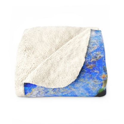 "Forgotten Secrets of the Springtime Forest" - The Alien Sherpa Fleece Blanket