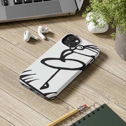 "Ballet on a Blade: A Ballerina's Spin" - The Alien Tough Phone Cases