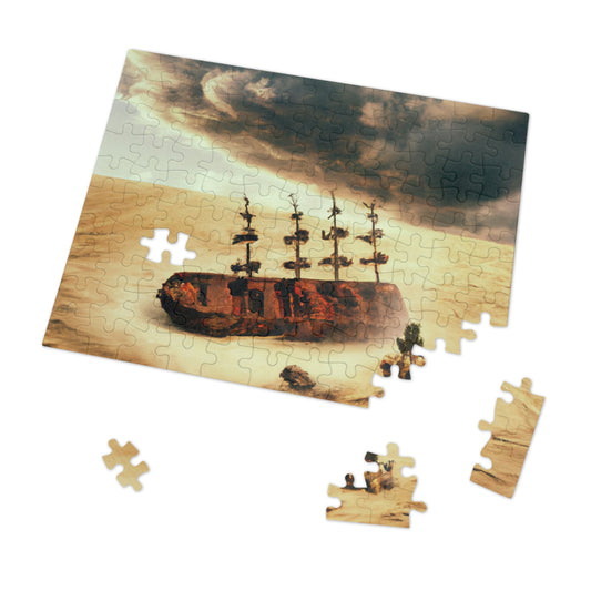 "Lost at Sea: Stranded On A Stormy Desert Island" - The Alien Jigsaw Puzzle