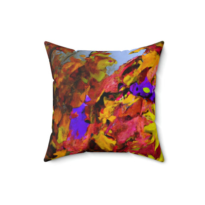 "Autumn Scarecrow Blues" - The Alien Square Pillow