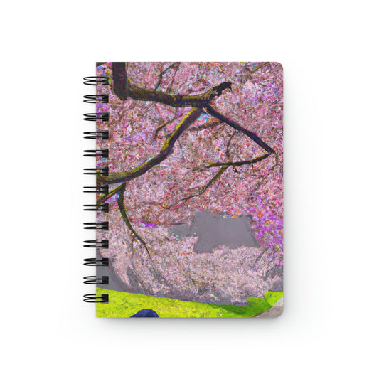 "A Moment of Calm Beneath the Cherry Blossoms" - The Alien Spiral Bound Journal