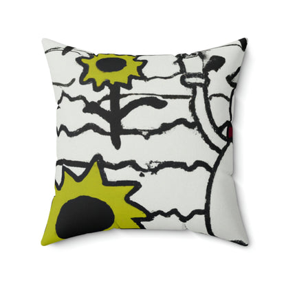 "An Oasis of Frost and Sun" - The Alien Square Pillow