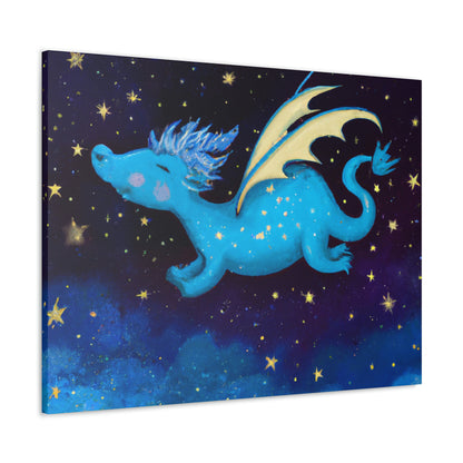 "A la deriva entre las estrellas: La historia de un bebé dragón" - The Alien Canva