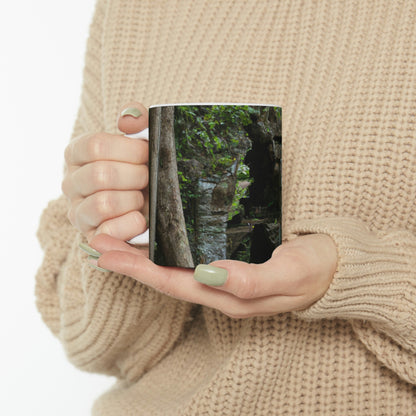 Exploring the Forgotten Temple in the Jungle - The Alien Ceramic Mug 11 oz