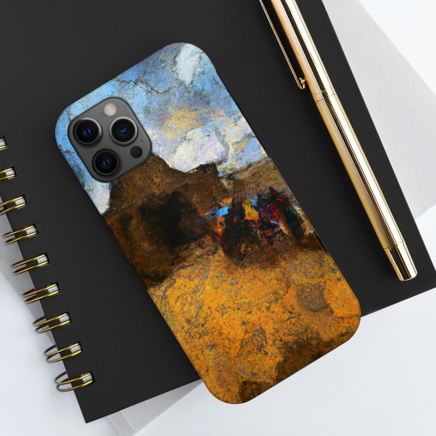 "Dusty Pilgrims at the Forgotten Shrine" - The Alien Tough Phone Cases