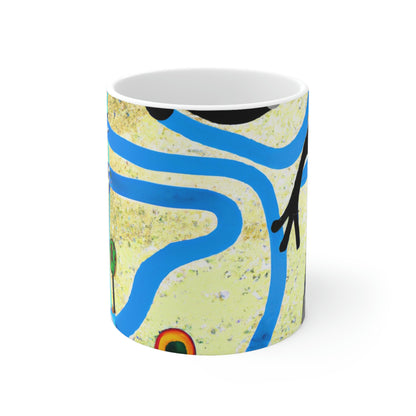 "A Lost Dog's Journey Home" - Taza de cerámica The Alien 11 oz