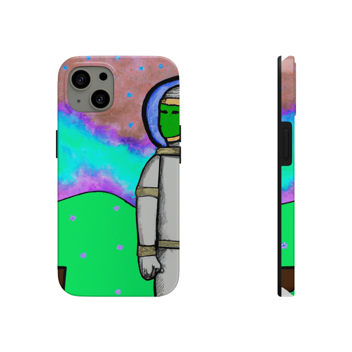 "Alone in the Alien Sky" - The Alien Tough Phone Cases