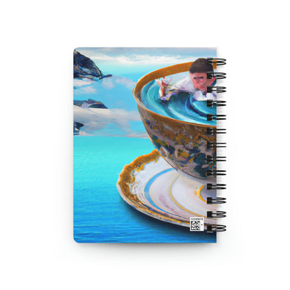 "Adrift in a China Cup: The Story of a Lost Child's Oceanic Adventure" - The Alien Spiral Bound Journal