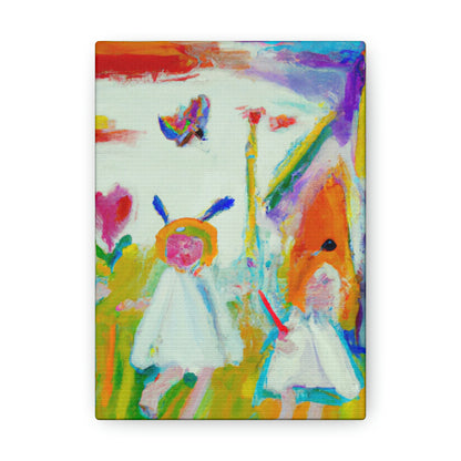 "Dreamscape of the Past: A Childhood Memory in Paint" - Canvas