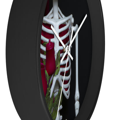 "The Skeletal Romantic" - The Alien Wall Clock