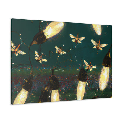 Twinkling Fireflies in the Evening Sky - The Alien Canva