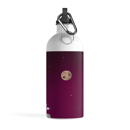 "A Moon Odyssey: Exploring Another World" - The Alien Stainless Steel Water Bottle