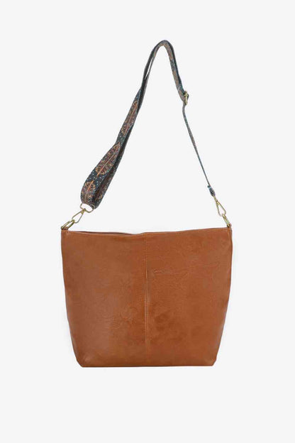 Bolso bandolera de cuero PU