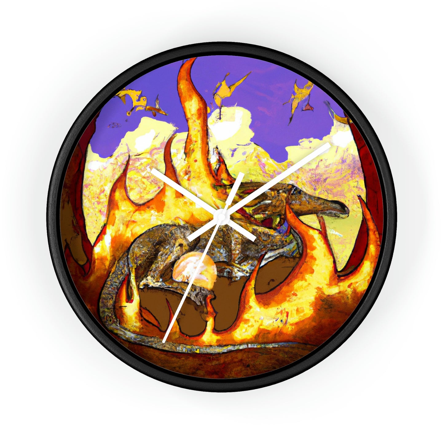 "A Slumbering Dragon in an Infernal Embrace" - The Alien Wall Clock