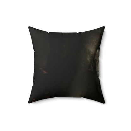 "A Melancholy Tango of Two Dolls" - The Alien Square Pillow