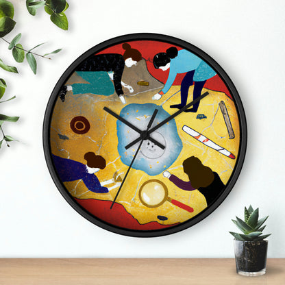 unlocks a portal to a new dimension

The Portal to the Lost World - The Alien Wall Clock