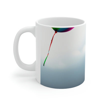 "Rainbow Storm Chaser" - The Alien Ceramic Mug 11 oz