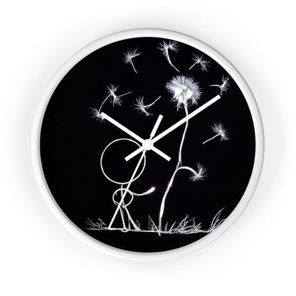 "A Dandelion Flicker in the Midnight Breeze" - The Alien Wall Clock