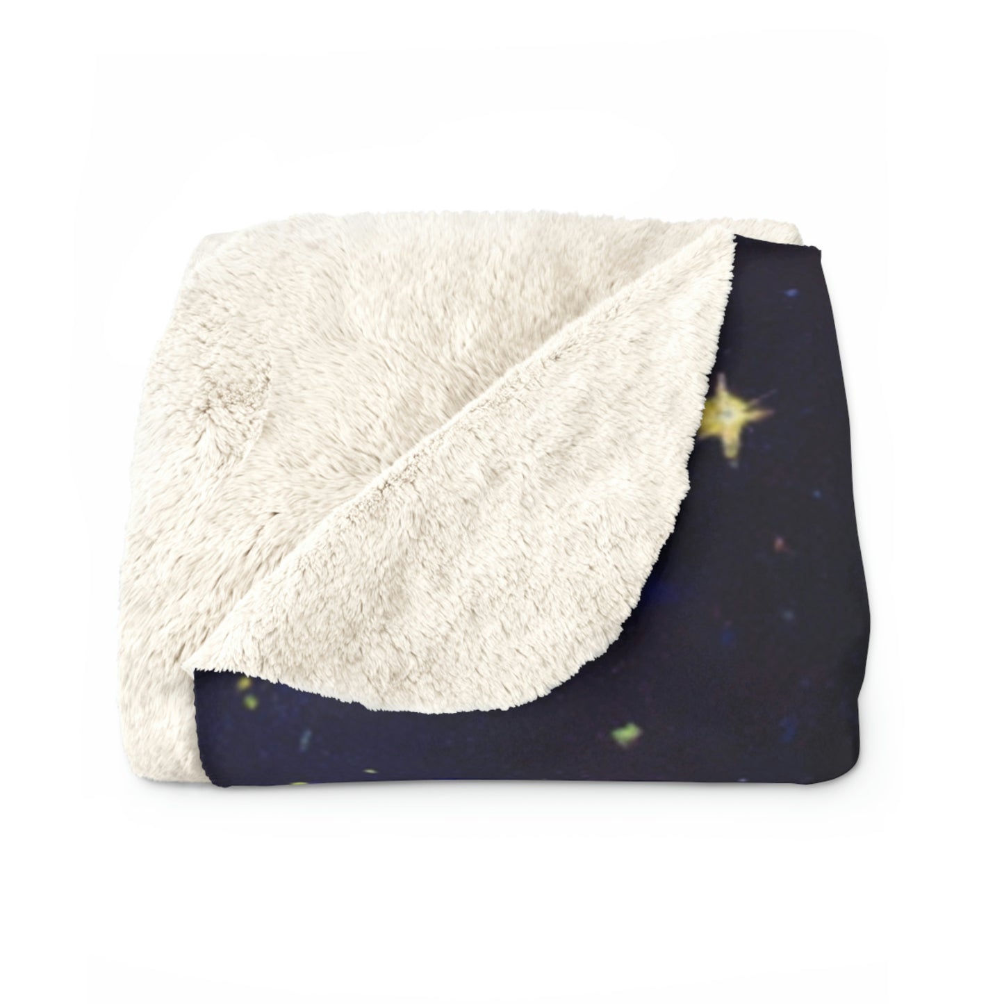 "Drifting Among the Stars: The Story of a Baby Dragon" - The Alien Sherpa Fleece Blanket