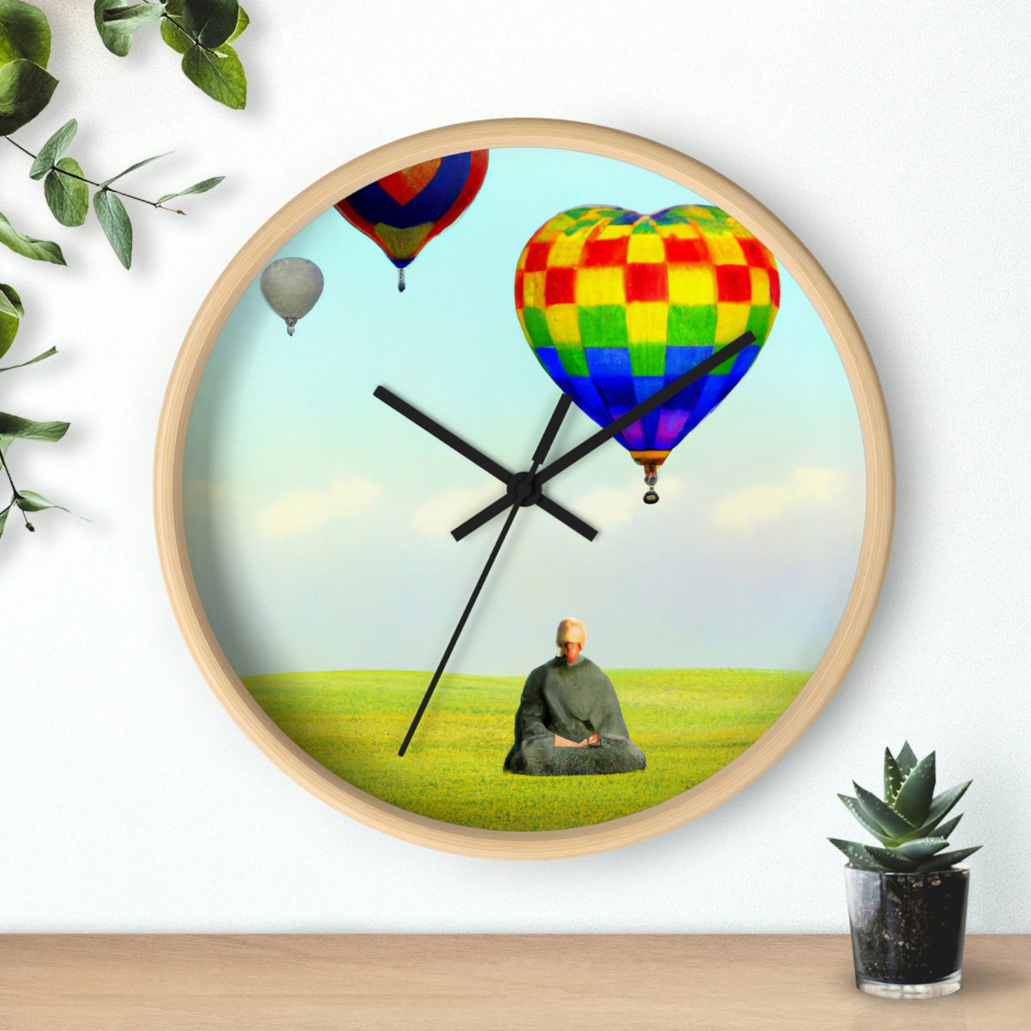 "Finding Stillness in the Sky" - The Alien Wall Clock