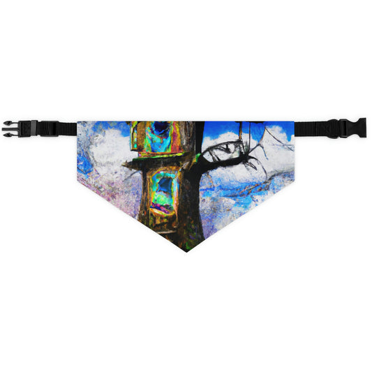 "Forgotten Secrets of the Springtime Forest" - The Alien Pet Bandana Collar