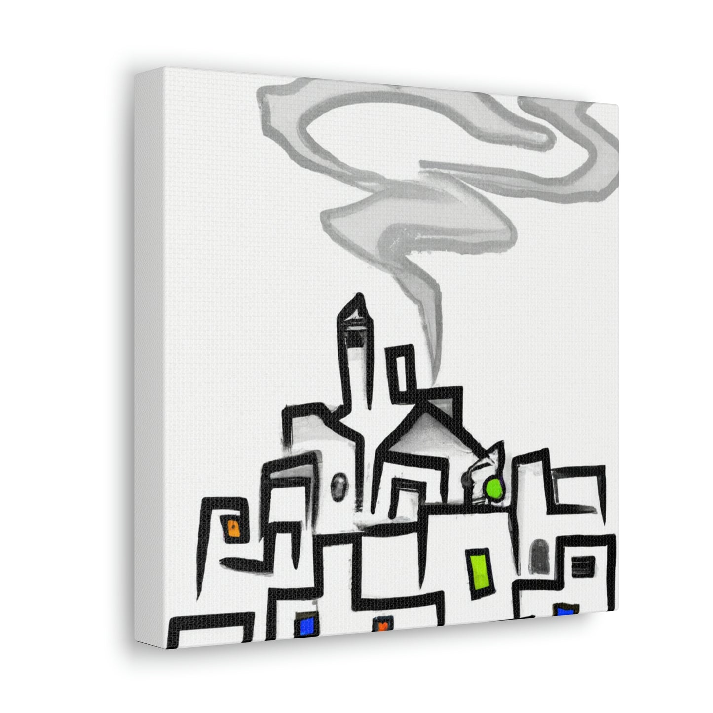 The City In The Mist - The Alien Canva