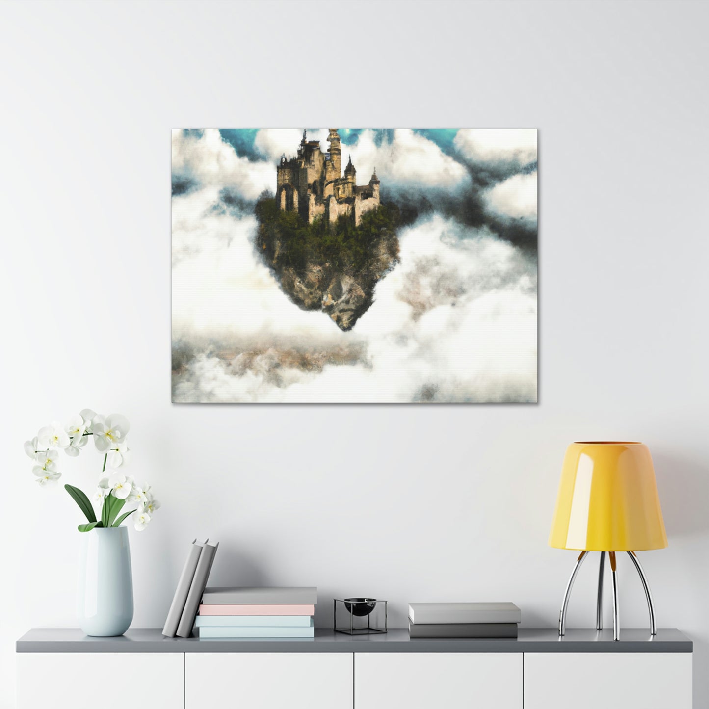 Mystic Castle in the Sky - The Alien Canva