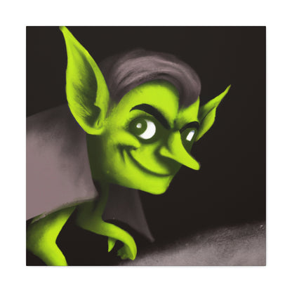 "The Mysterious Goblin in the Shadows" - The Alien Canva