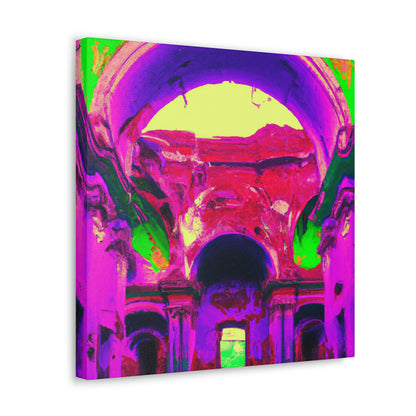 Mystical Madness: Crazy Colors in the Forgotten Cathedral - The Alien Canva