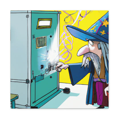 "The Wizard and the Magical Election Machine" - The Alien Canva