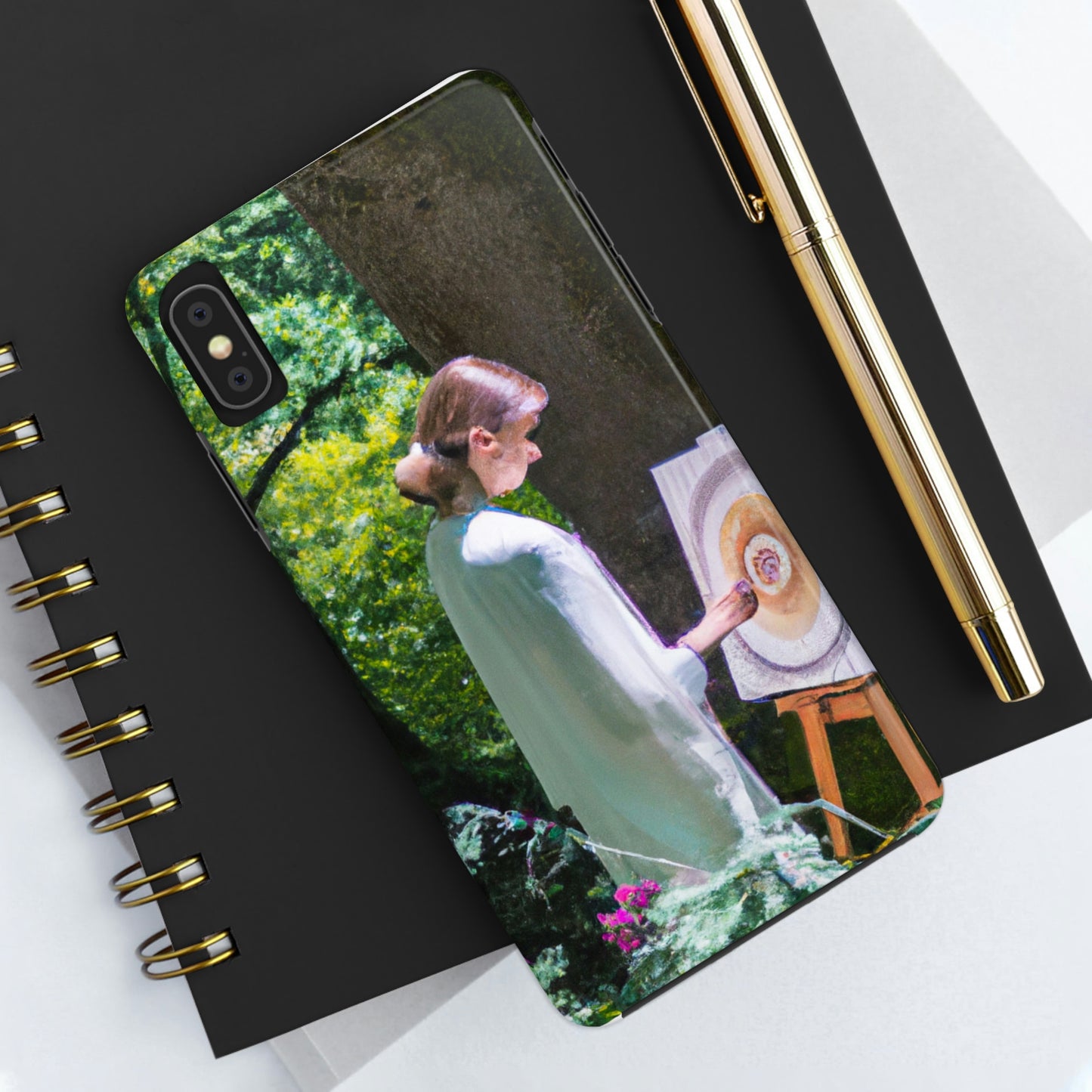 "Encantamiento en aceite: la visión de un bosque mágico de un joven artista" - The Alien Tough Phone Cases