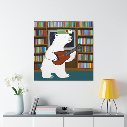 "Der Banjo-Bär der Bibliothek" - The Alien Canva